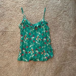 Floral tank top